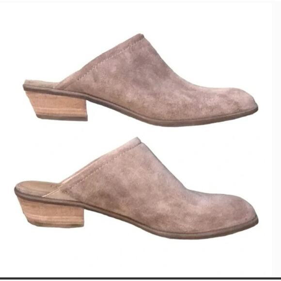 Franco Sarto Rosita Suede Mule in Grey Size 8M - Picture 3 of 6